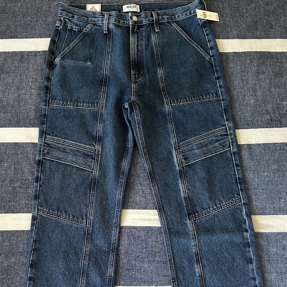 NWT Agolde Cooper Cargo Jeans - Picture 4 of 13